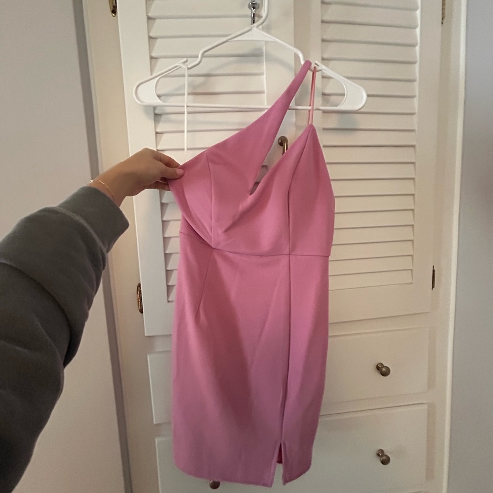 Hello Molly size 4 off the shoulder dress, purplish colored